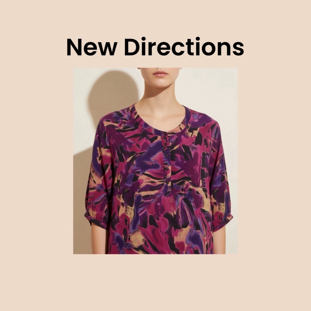 Women’s Half Sleeve Button Blouse Size Large